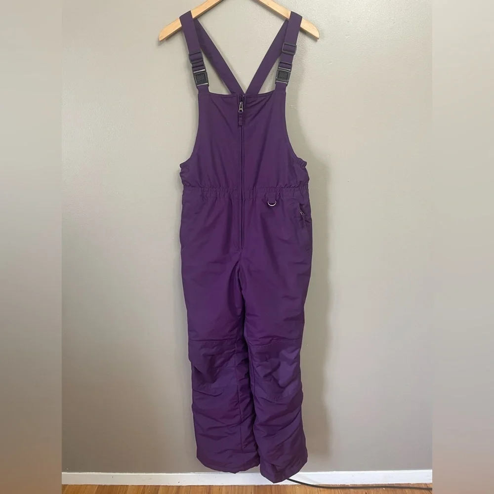 Lands' End Girl's 16 Bib Overall Ski Pants Grow alongs